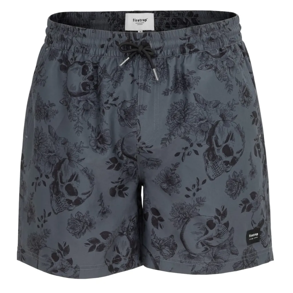 Shorts*Firetrap Aop Swim Shorts in Beige