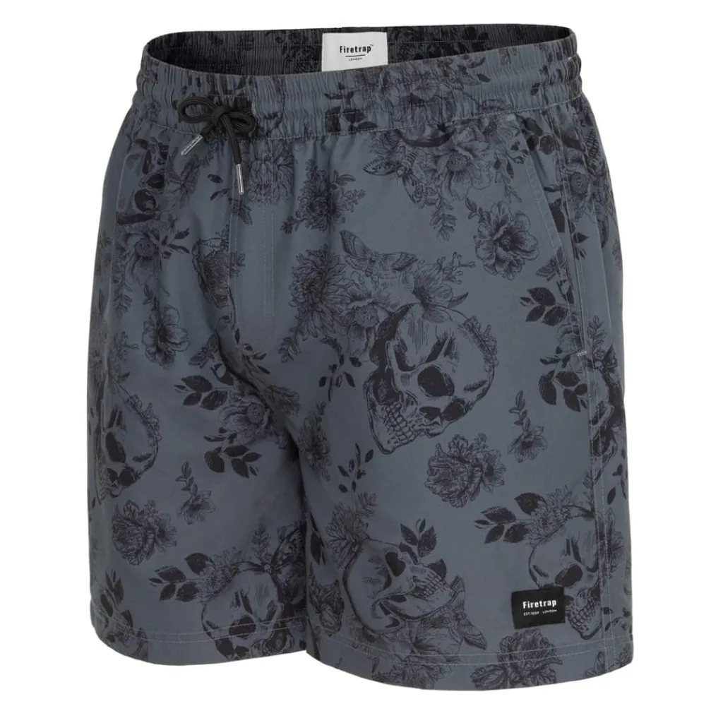 Shorts*Firetrap Aop Swim Shorts in Beige