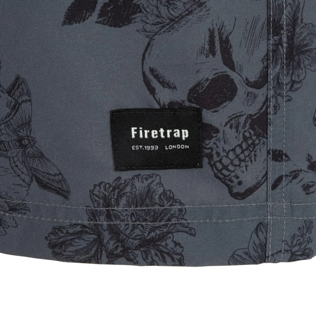 Shorts*Firetrap Aop Swim Shorts in Beige