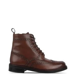 Boots*Firetrap Brogue Boot Sn54 in Brown