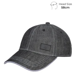 Caps-Hats*Firetrap Canvasas Cap Adults in Blue