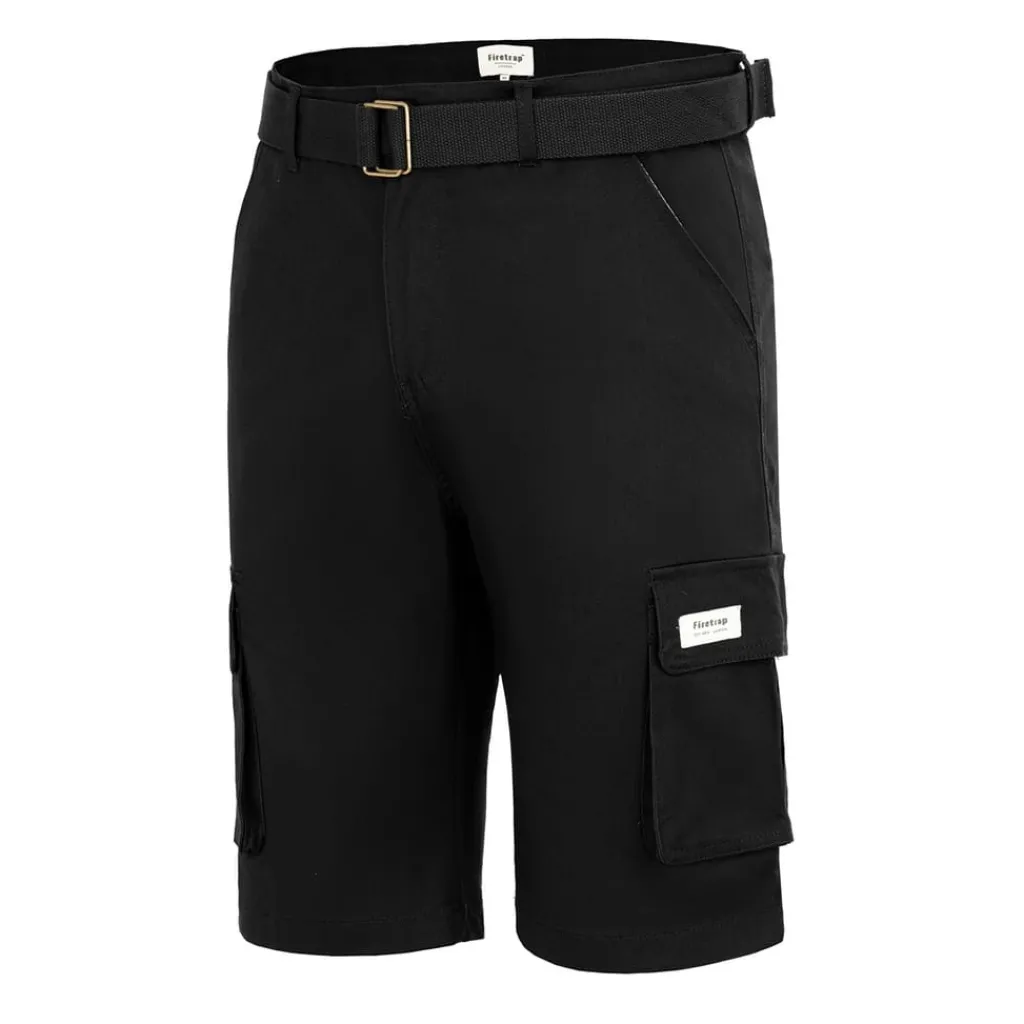 Shorts*Firetrap Cargo Shorts in Black