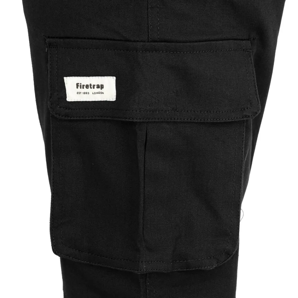 Shorts*Firetrap Cargo Shorts in Black