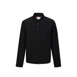 Coats And Jackets*Firetrap Essential Zip Overshirt in Black