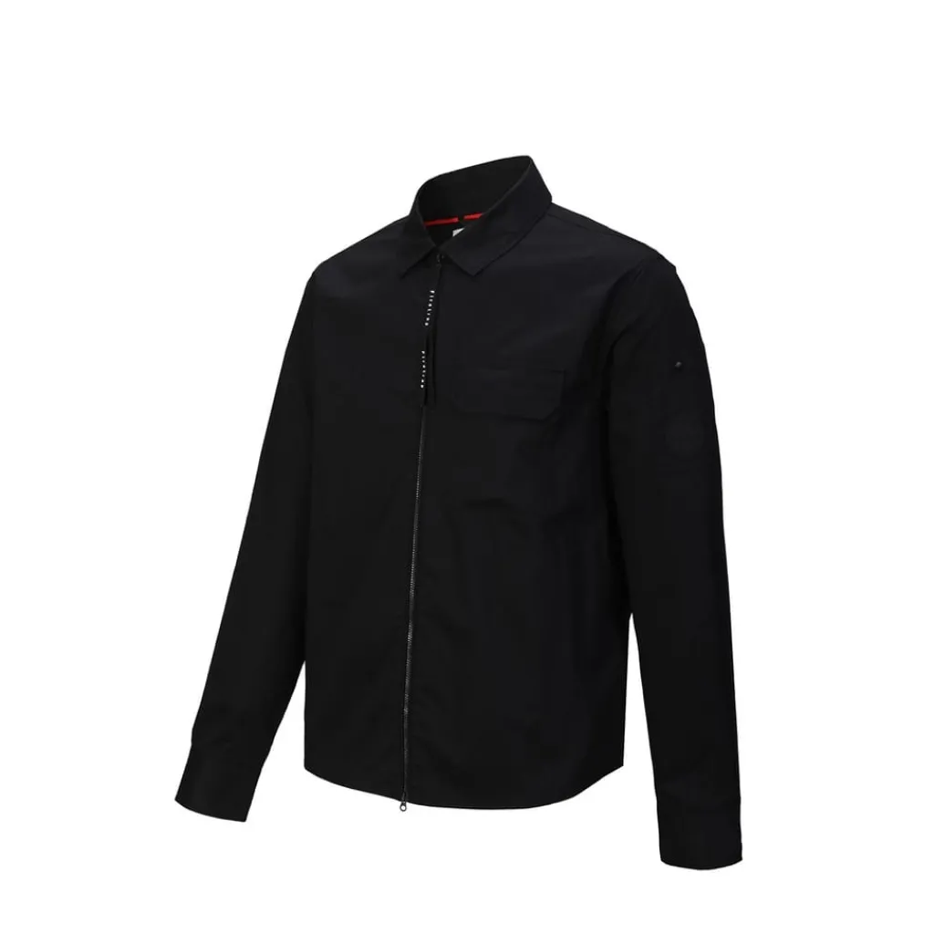 Coats And Jackets*Firetrap Essential Zip Overshirt in Black