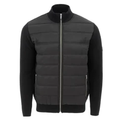 Knitwear*Firetrap Men Hybrid Jacket in Black