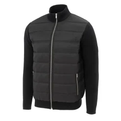 Knitwear*Firetrap Men Hybrid Jacket in Black