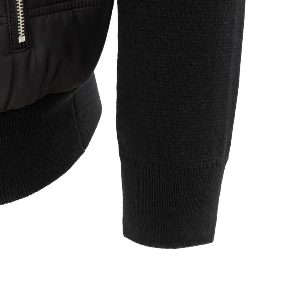 Knitwear*Firetrap Men Hybrid Jacket in Black