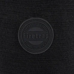 Knitwear*Firetrap Men Hybrid Jacket in Black