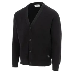 Knitwear*Firetrap Mens Button Cardigan in Black