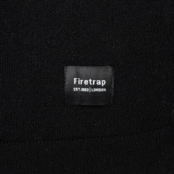 Knitwear*Firetrap Mens Button Cardigan in Black