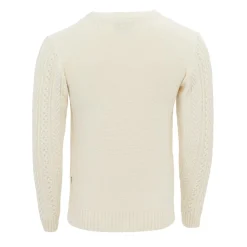 Knitwear*Firetrap Mens Cable Knit Jumper in Red