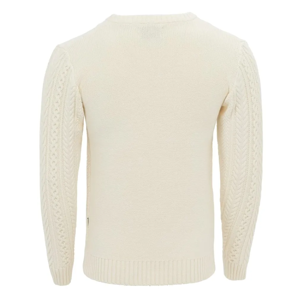 Knitwear*Firetrap Mens Cable Knit Jumper in Red