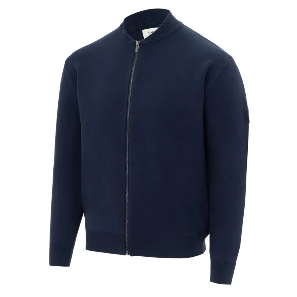 Knitwear*Firetrap Mens Cardigan Jacket in Blue