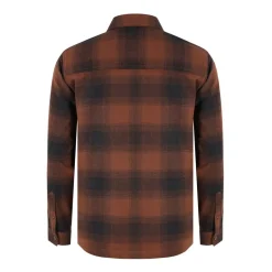 Shirts*Firetrap Mens Check Shirt in Orange