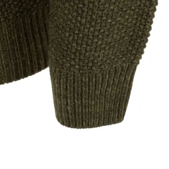 Knitwear*Firetrap Mens Cowl Neck Jumper in Green