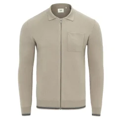 Knitwear*Firetrap Mens Long Sleeve Cardigan in Grey