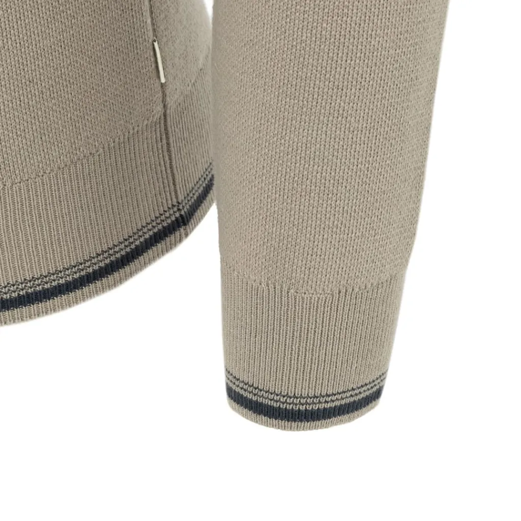 Knitwear*Firetrap Mens Long Sleeve Cardigan in Grey
