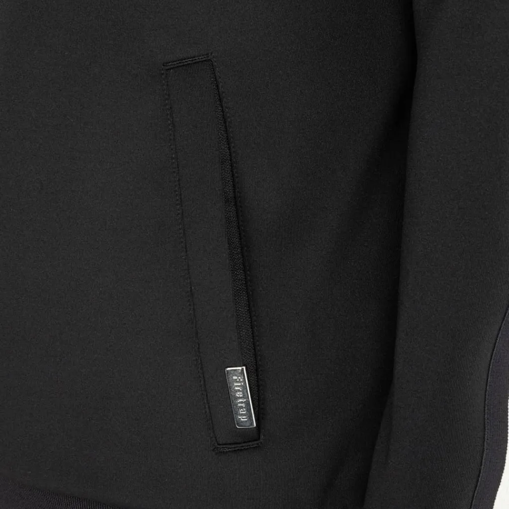 Tracksuits*Firetrap Mens Quarter Zip Tracksuits in Black