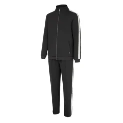 Tracksuits*Firetrap Mens Zip Tracksuit in Black