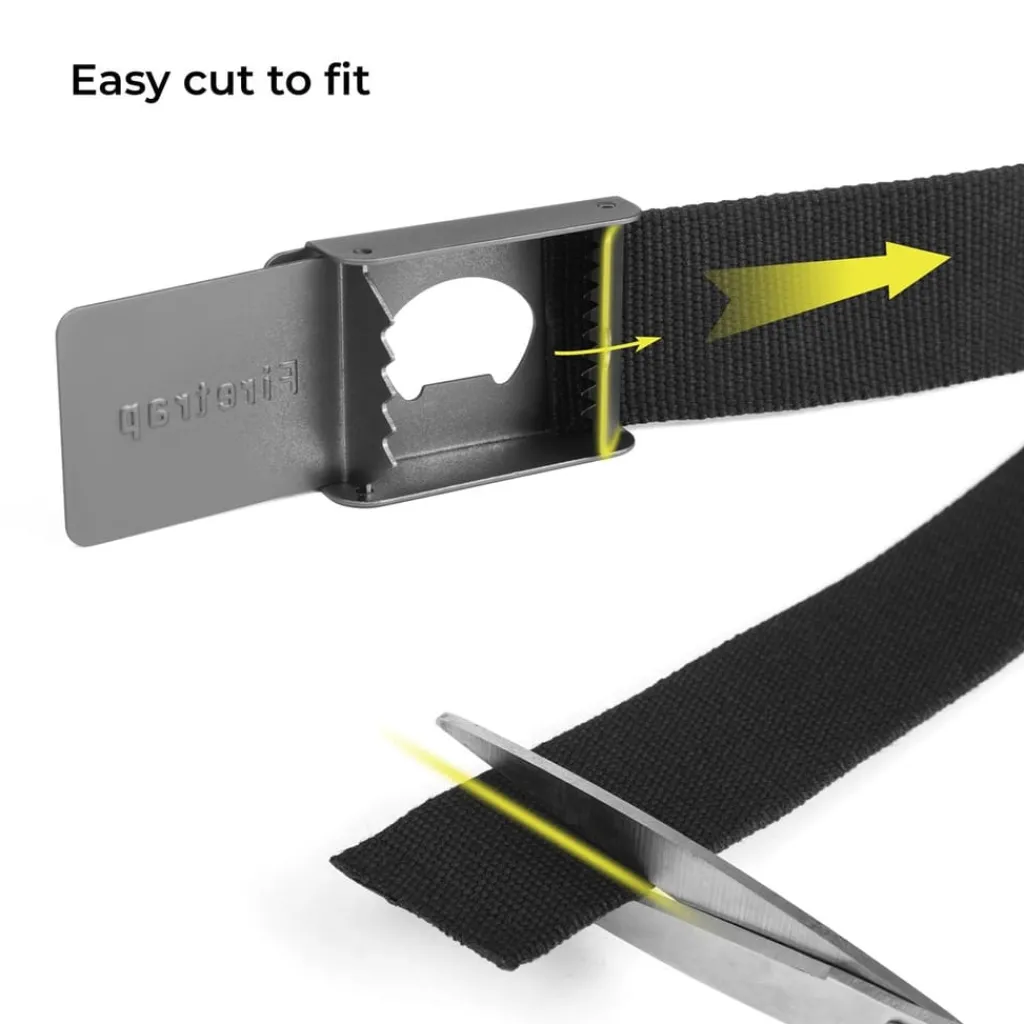 Belts*Firetrap Opener Woven Belt in Black