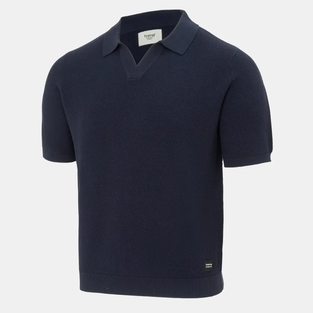 Polo Shirts*Firetrap Polo Striped Classic Collared T-Shirt in Multi