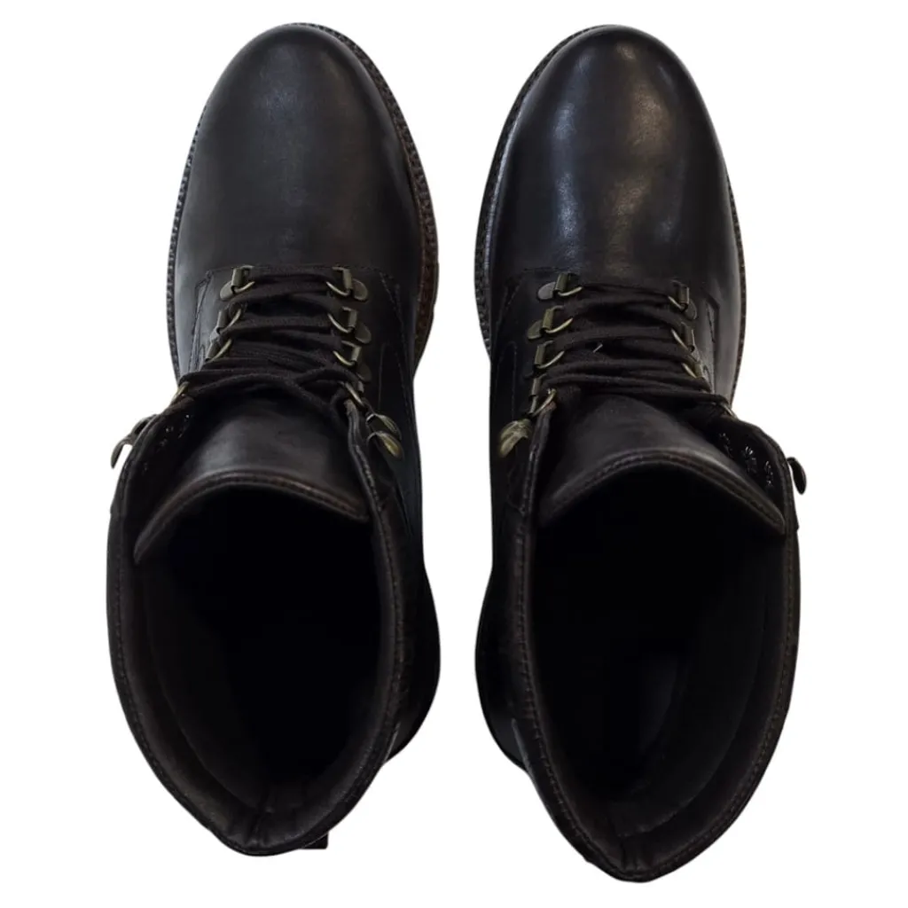 Boots*Firetrap Portal Sn61 Low Heel Hiking Boots in Brown