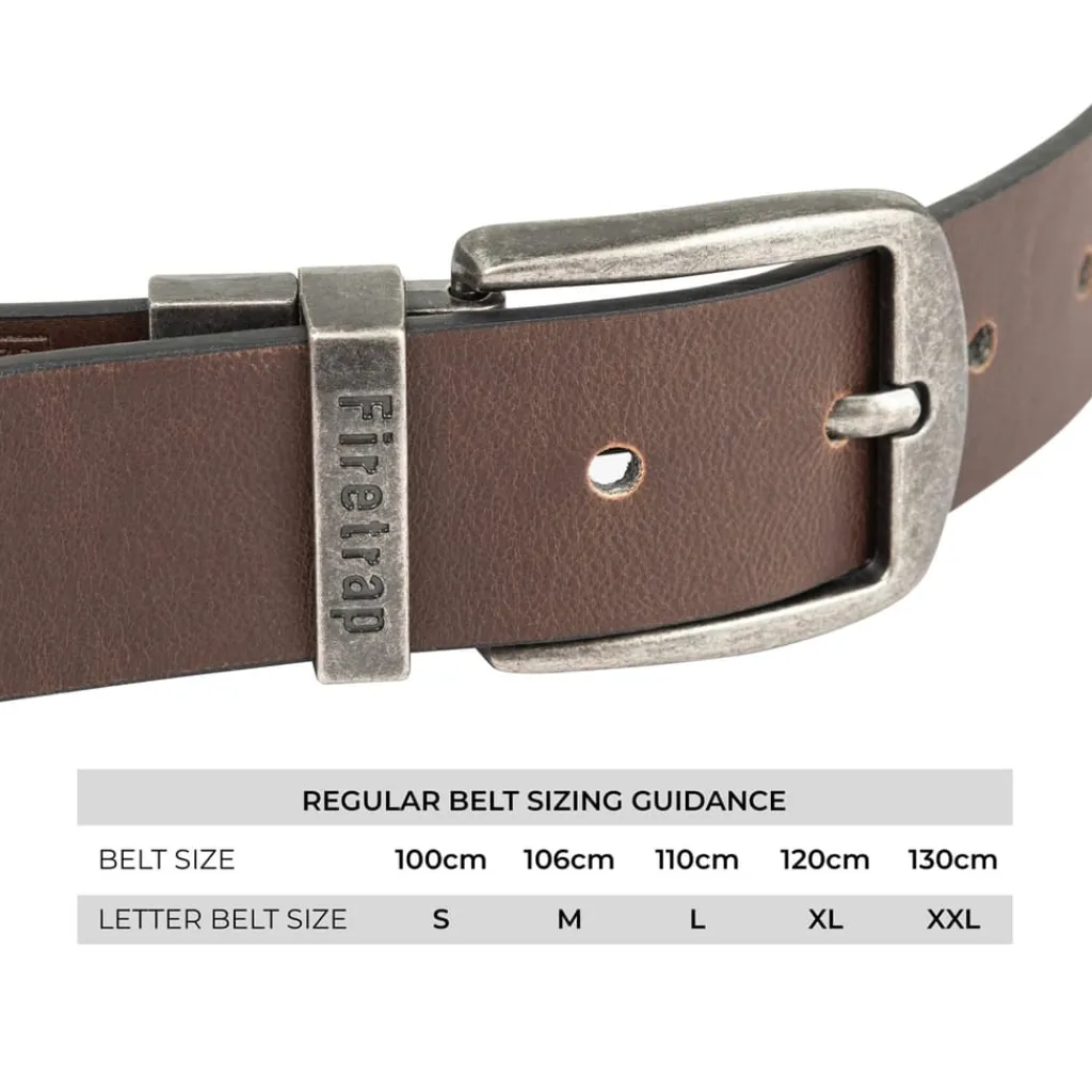 Belts*Firetrap Reversible Belt in Black