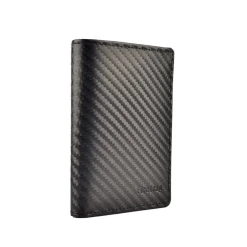 Wallets*Firetrap Ribbed Fold Wallet in Black