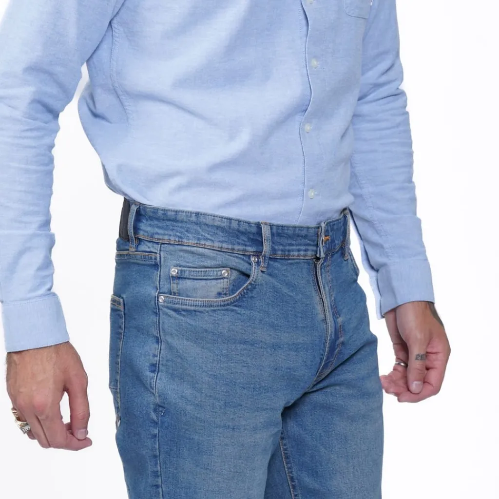 Jeans*Firetrap Rom Straight Leg Jeans in Blue