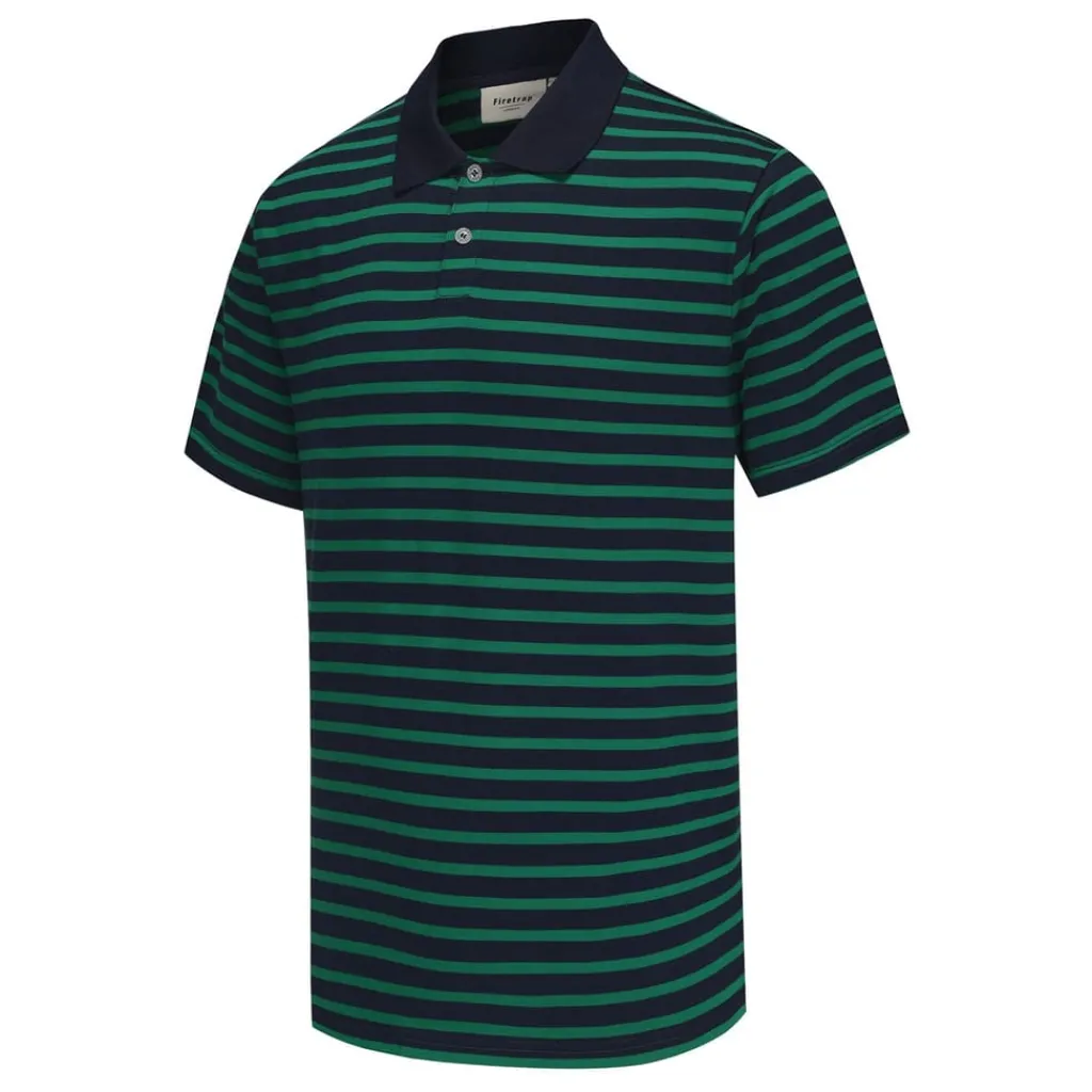 Polo Shirts*Firetrap Striped Polo in Red