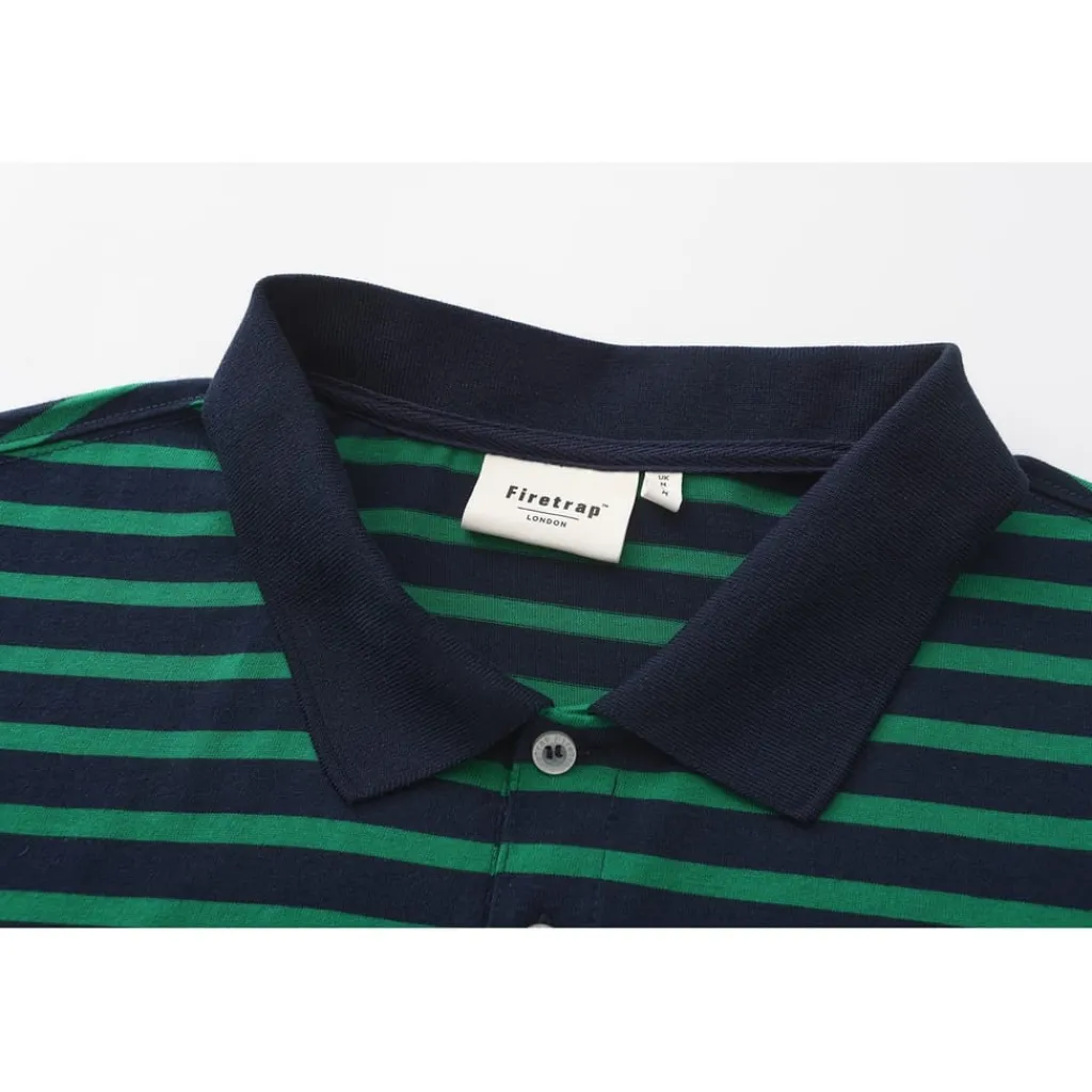 Polo Shirts*Firetrap Striped Polo in Red