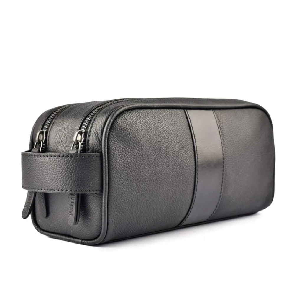Bags*Firetrap Wash Bag Mens in Black