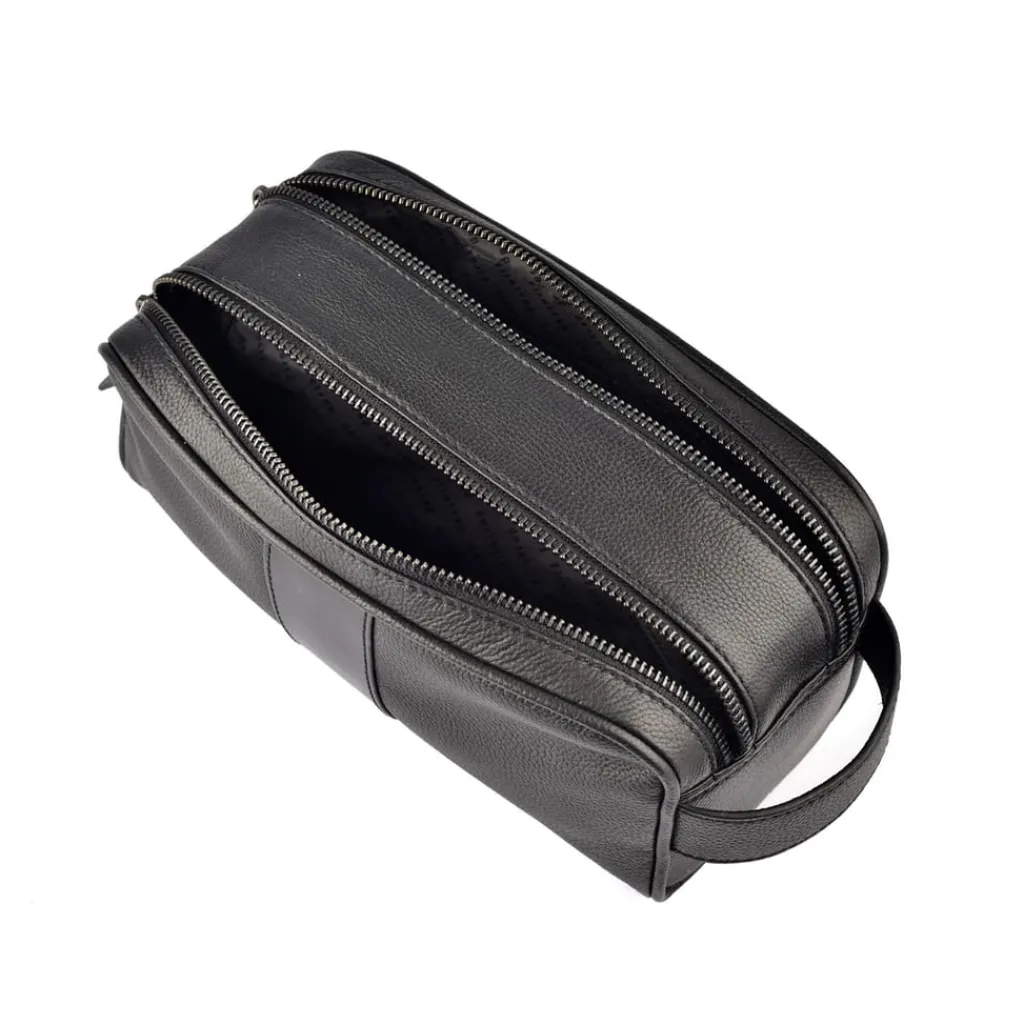 Bags*Firetrap Wash Bag Mens in Black
