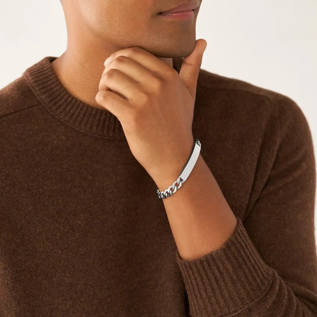 Jewellery-Watches*Fossil Stainless Steel Bracelet in White