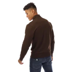 Sweatshirts*Fred Perry Half-Zip Sweatshirt in Brown