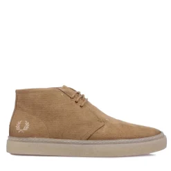 Boots*Fred Perry Hawley Corduroy Boots in Stone