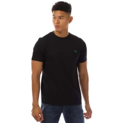 T-Shirts And Vests*Fred Perry Location T-Shirt in Black