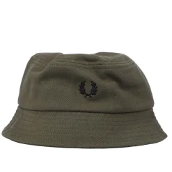 Caps-Hats*Fred Perry Pique Bucket Hat in Green