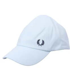 Caps-Hats*Fred Perry Pique Classic Cap in Light Blue