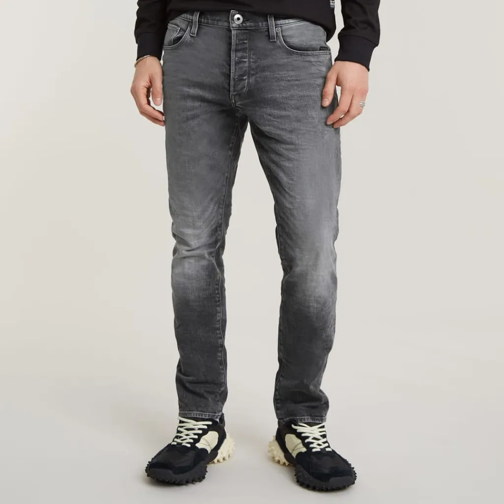 Jeans*G Star 3301 Taper Jeans in Grey