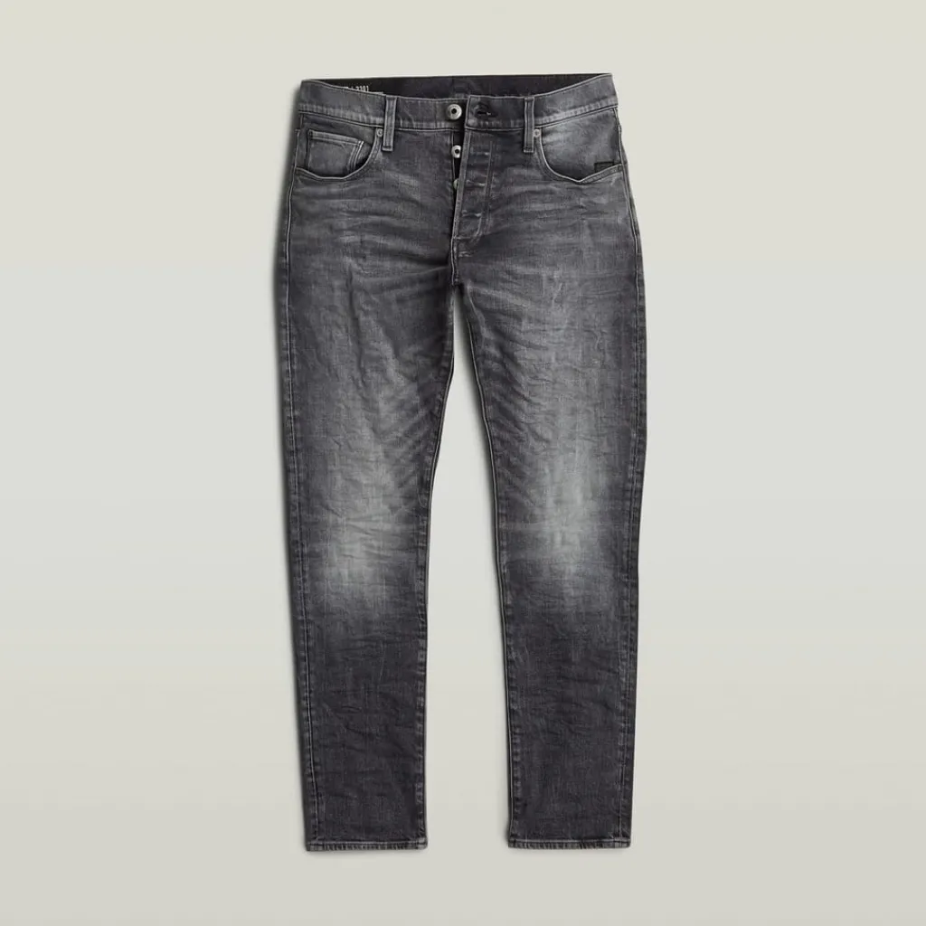 Jeans*G Star 3301 Taper Jeans in Grey