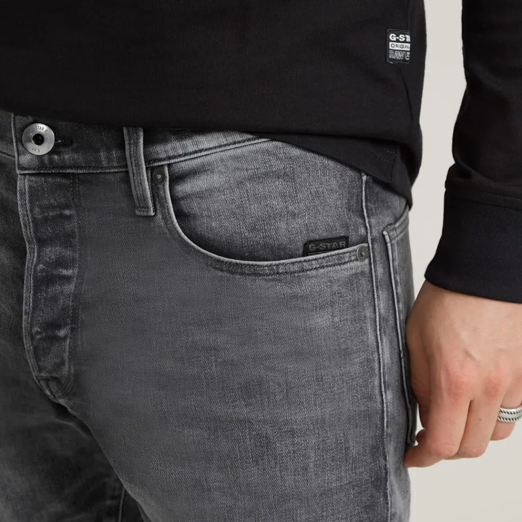 Jeans*G Star 3301 Taper Jeans in Grey