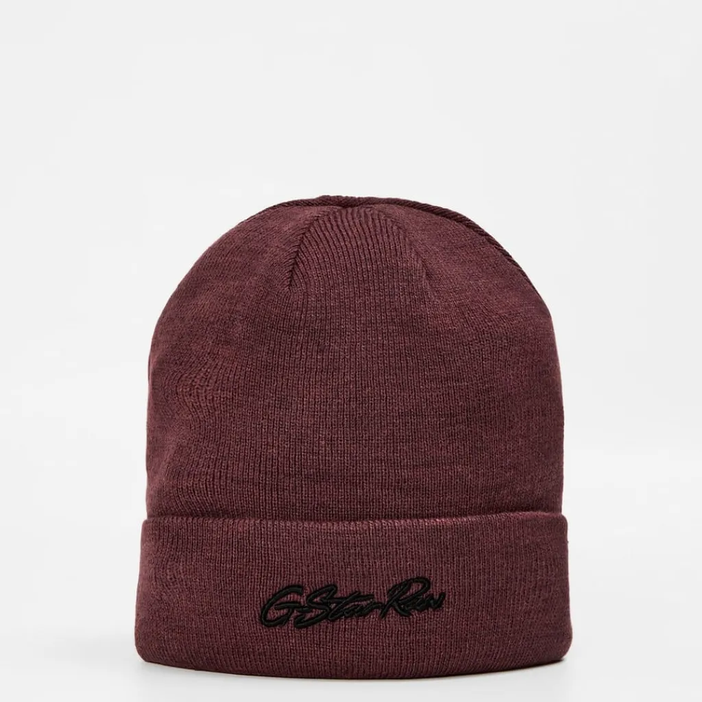 Caps-Hats*G Star Aw Beanie in Red