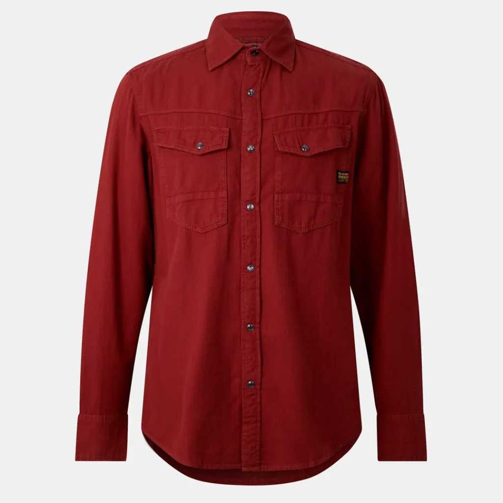 Shirts*G Star Dakota Slim ls in Red