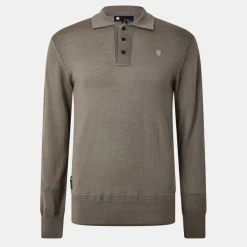 Knitwear*G Star Dunda Polo Kni in Green