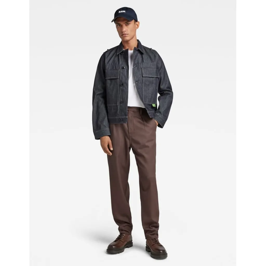 Coats And Jackets*G Star Flap Pocket Jacket in Blue