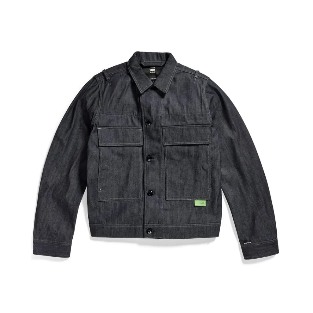 Coats And Jackets*G Star Flap Pocket Jacket in Blue