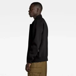 Sweatshirts*G Star Regular Fit Collared Sweatshirt in Black
