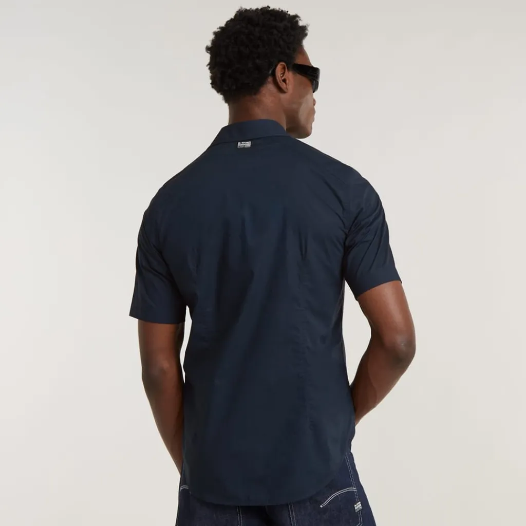 Shirts*G Star Short Sleeve Regular Fit Shirt in Blue